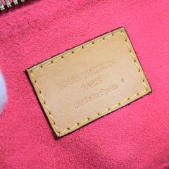 Louis Vuitton Pallas Brown Leather Bag Pre Owned