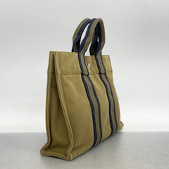 Hermes Tout Khaki Tote Bag Pre Owned, Women's Tote Bag