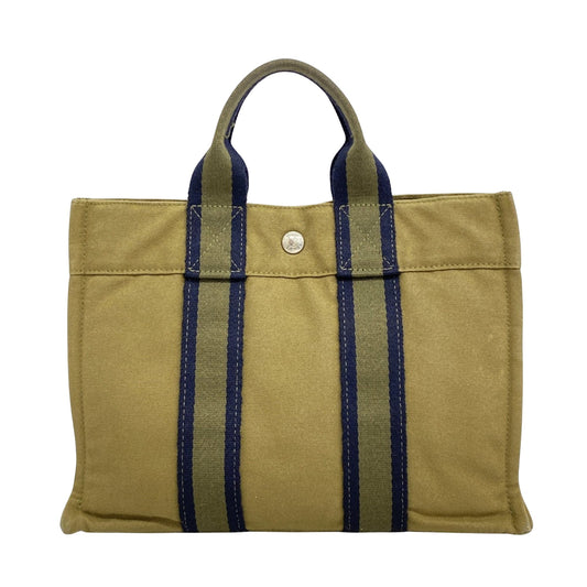 Hermes Tout Khaki Tote Bag Pre Owned, Women's Tote Bag