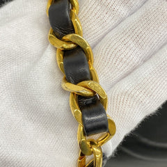 CHANEL CC LOGO BLACK TOTE BAG PRE-OWNED