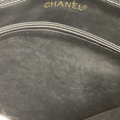 CHANEL CC LOGO BLACK TOTE BAG PRE-OWNED