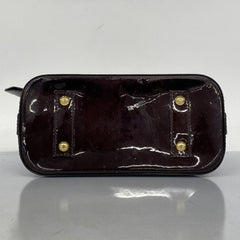 Louis Vuitton Alma Burgundy Bag Pre-Owned