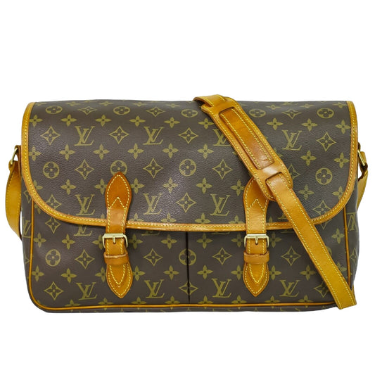 Louis Vuitton Gibeciere Monogram Bag Pre Owned