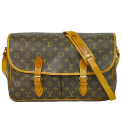 Louis Vuitton Gibeciere Monogram Bag Pre Owned