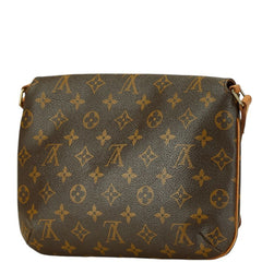 Louis Vuitton Musette Tango Brown Women Bag Pre Owned