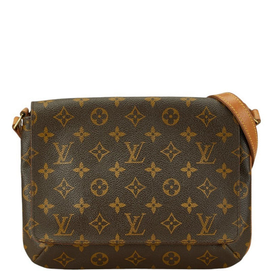 Louis Vuitton Musette Tango Brown Women Bag Pre Owned