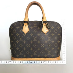 LOUIS VUITTON PreOwned Alma Monogram canvas Brown Women