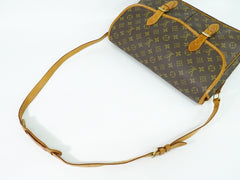 Louis Vuitton Gibeciere Monogram Bag Pre Owned