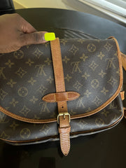 LOUIS VUITTON PreOwned Shoulder Bag SaumurMM Monogram canvas Brown Women