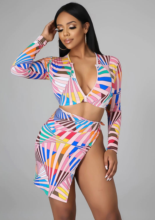 Three Piece Swim Suit